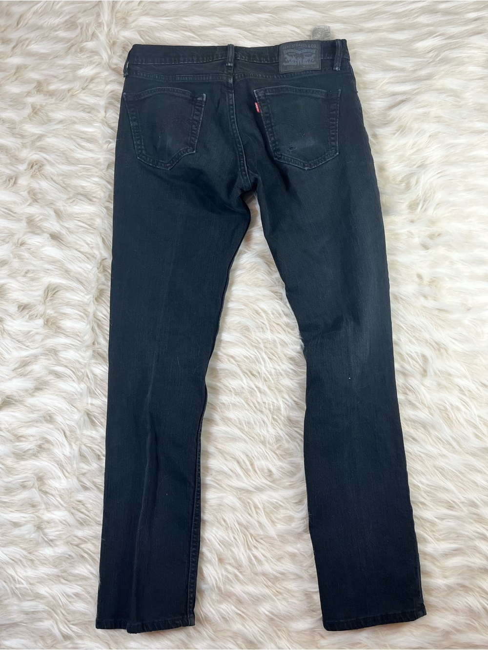 Levis 511 Jeans Men's 34x32 Mid Rise Slim Fit Black - Picture 5 of 8